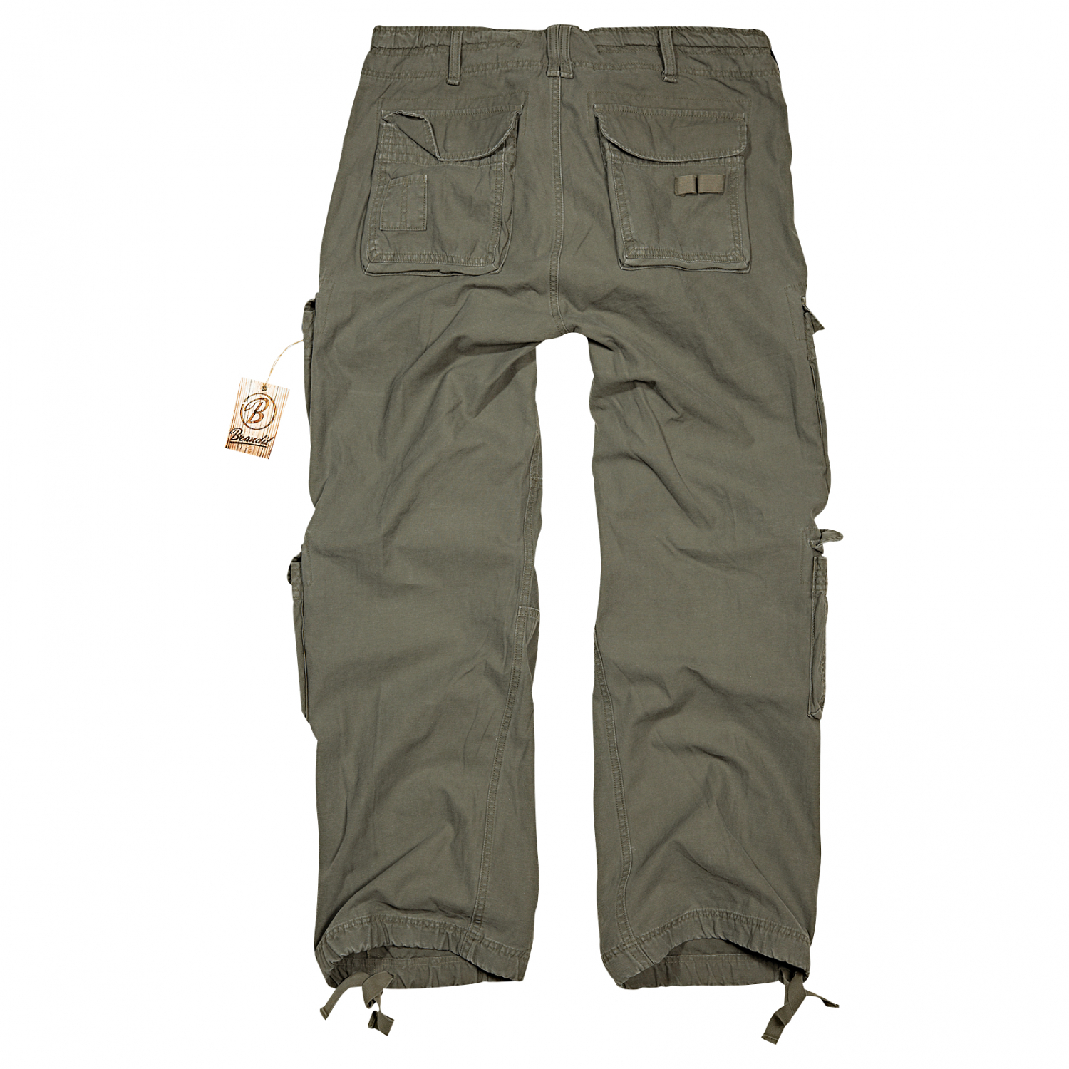 Brandit Pure Vintage Trousers Men (Olive)