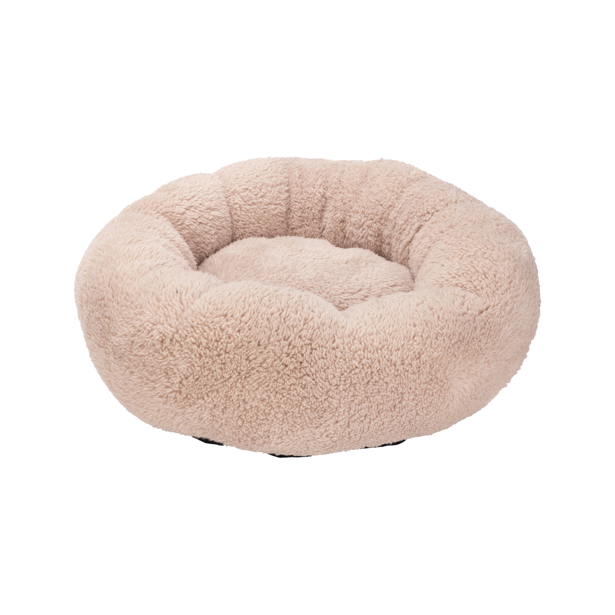Beeztees Plush Cat Bed Kavi - Beige - 45 x 45 x 15 cm