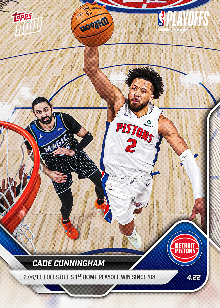 Cade Cunningham - 2025-26 NBA Topps NOW® - Card 270