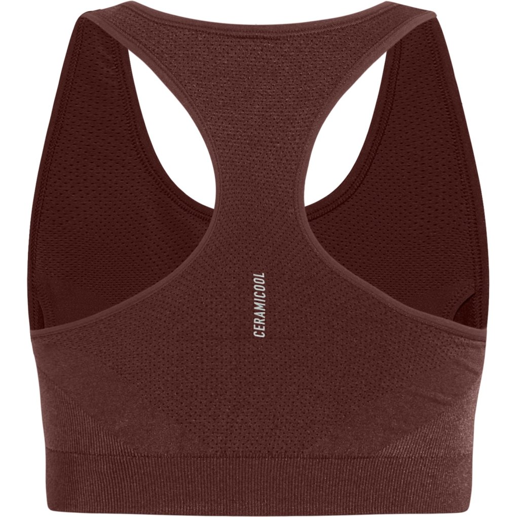 Odlo Seamless Medium Ceramicool Sports Bra Women - fudge melange