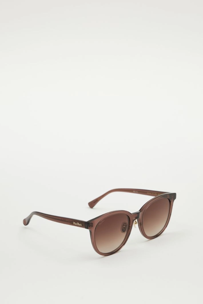 Round sunglasses - LIGHT BROWN