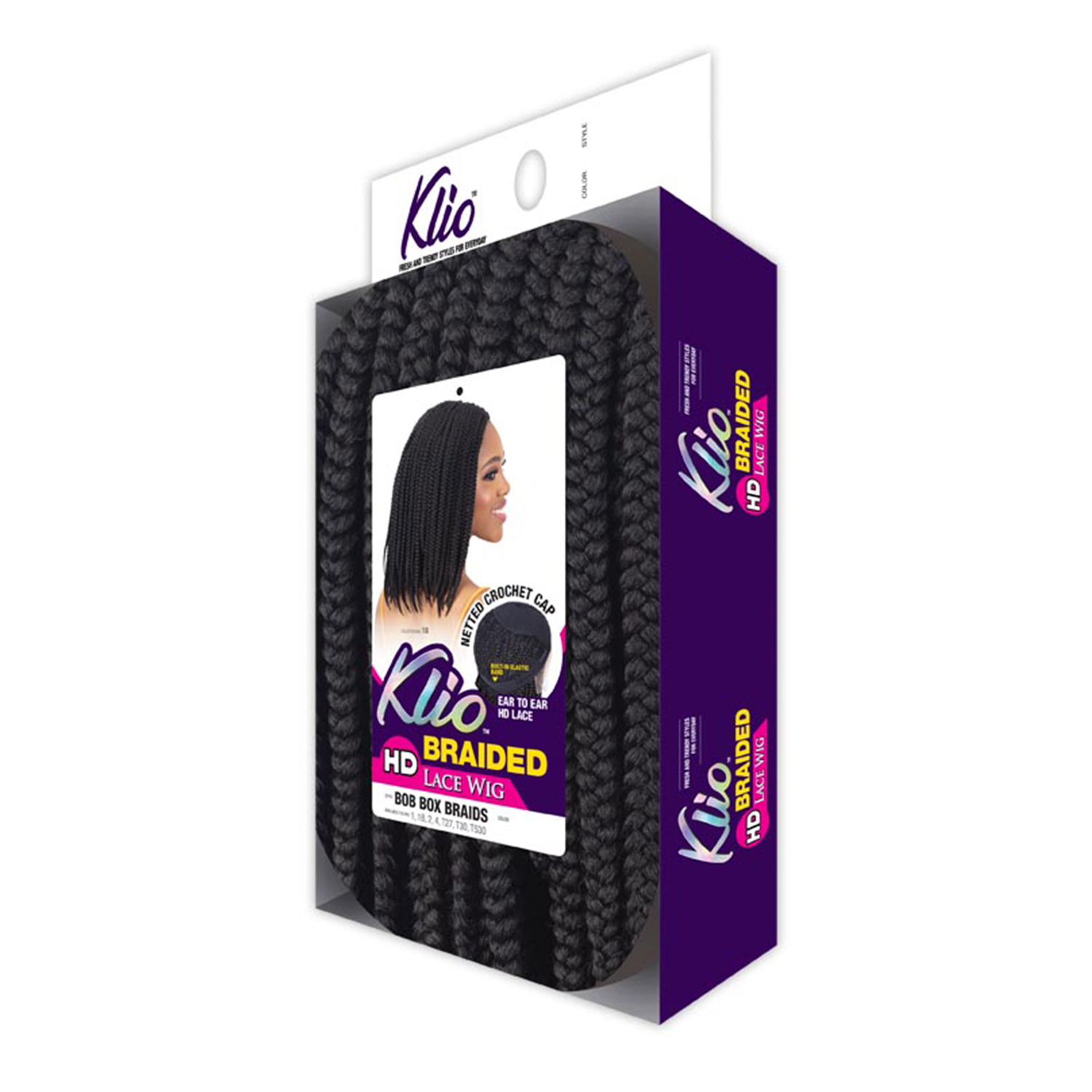 ModelModel HD Braided Lace Front Wig Klio Bob Box Braids