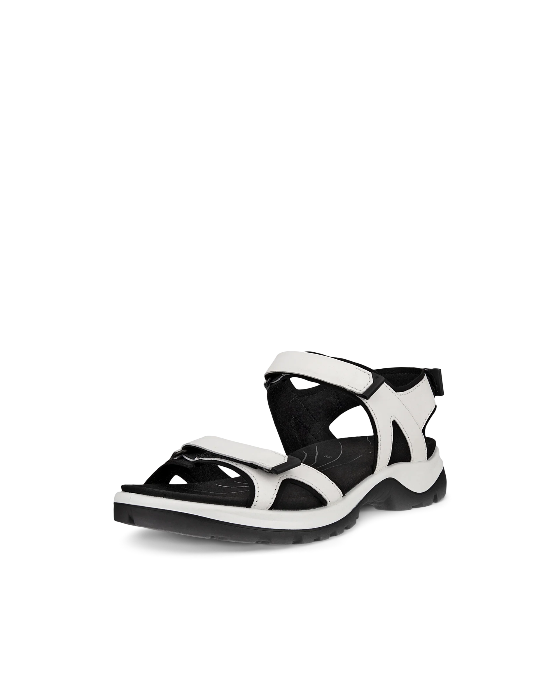 ECCO OFFROAD Damen Trekkingsandale aus Leder Weiß