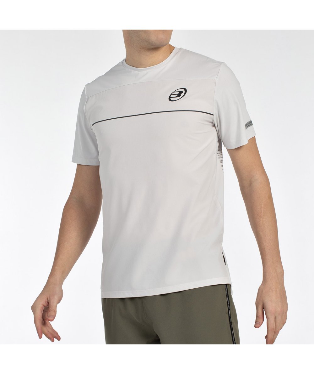 T-SHIRT BULLPADEL MONDA GREY PEARL