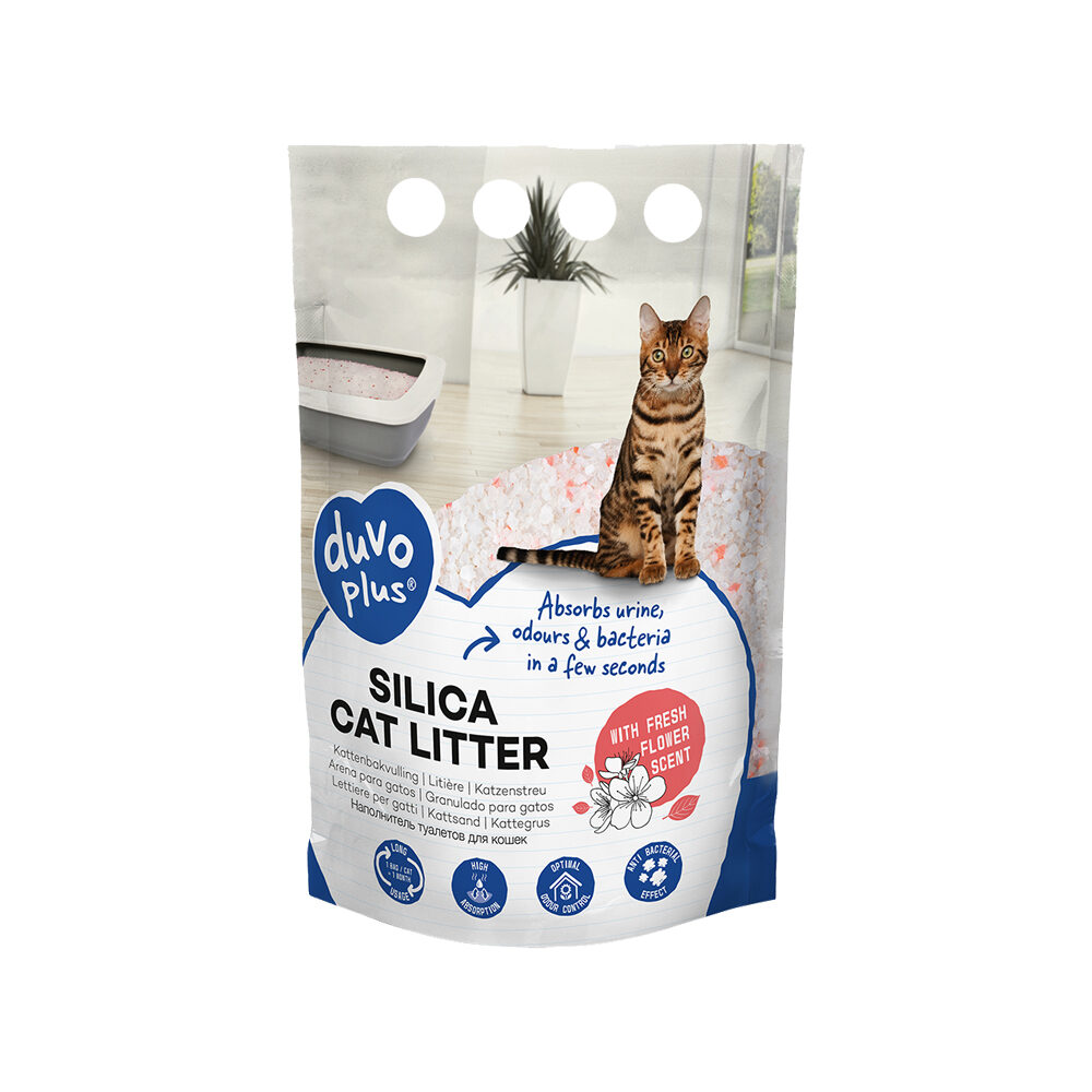 Duvo+ Premium Silica Cat Litter - Apple - 5 L - 2 kg