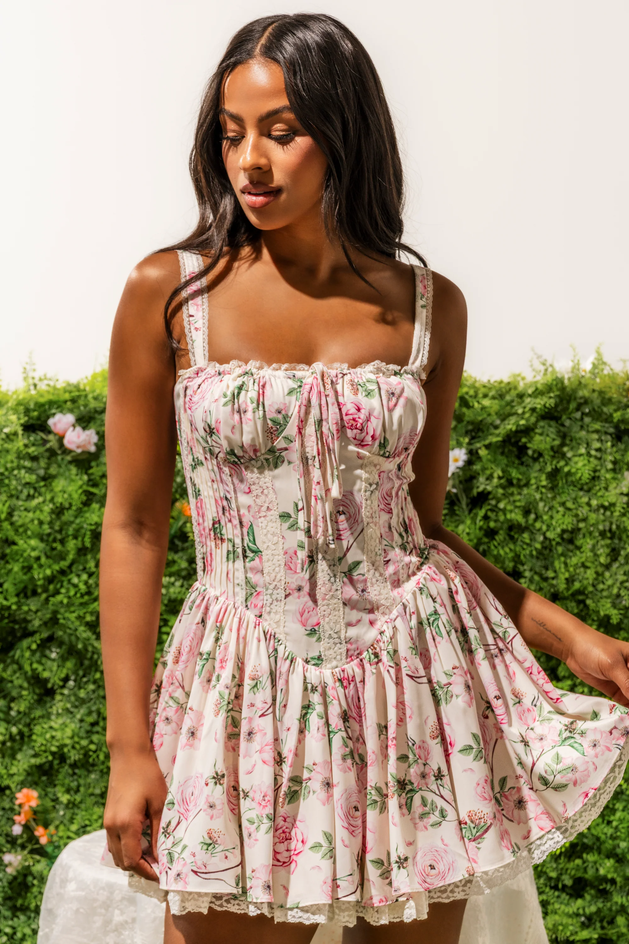 Selene Floral Mini Dress