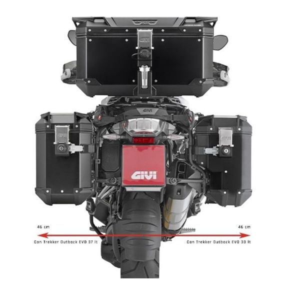 Givi PL ONE FIT SUPPLY SUPPLY MONOKEY CAM -SIDE TREKKER OUTBACK - BlackRef: gi2056 / plos5108cam