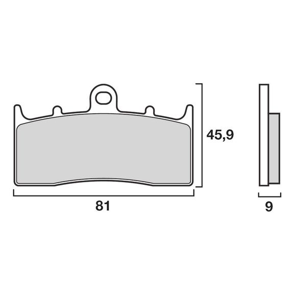 Plaquettes de freins Brembo Sinter Métal Fritté sport avantRef : 07GR62SR