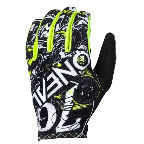 O'Neal MATRIX YOUTH- ATTACK cross gloves - BLACK NEON YELLOW - Black / YellowRef: OL1428