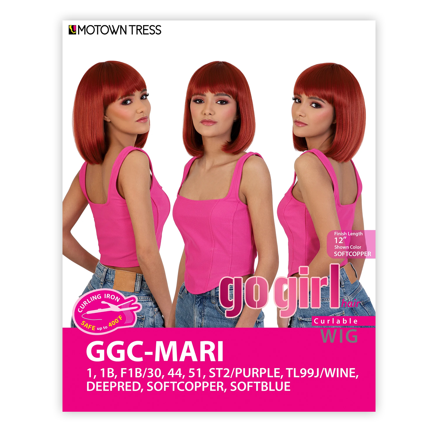 Motown Tress Curlable Wig Go Girl GGC.Mari