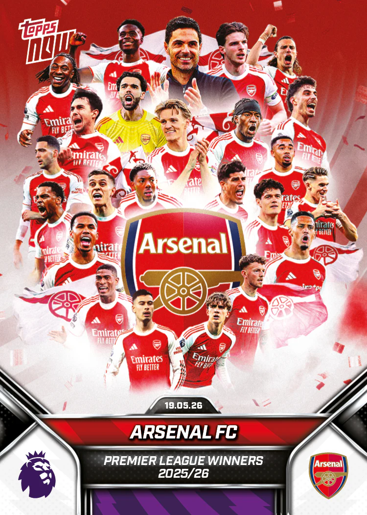 Arsenal FC - 2025-26 Premier League Topps NOW® - Card 199