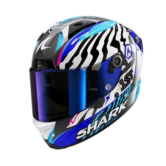 Shark AERON SPEED-FANCY Full Face Helmet - Carbon / WhiteRef: SH1835