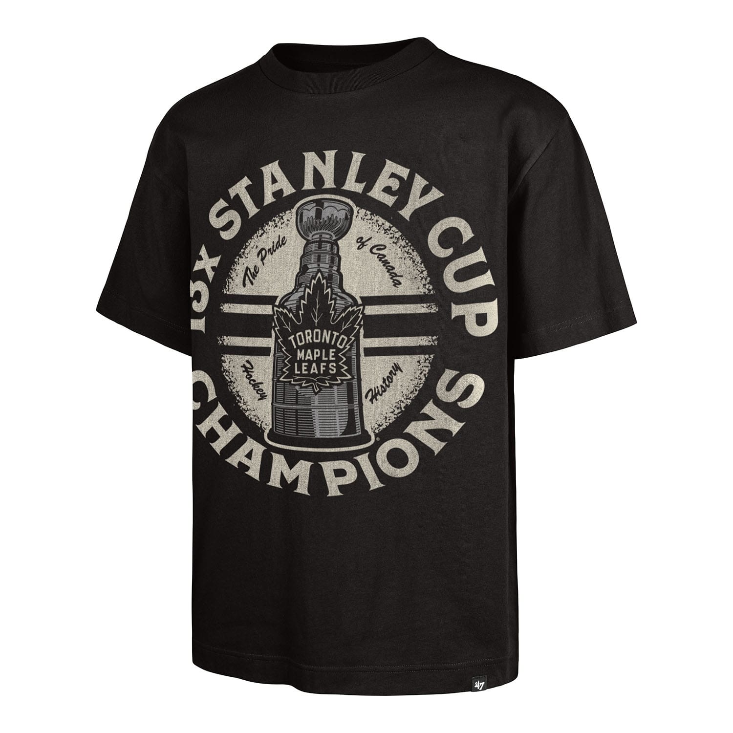 Toronto Maple Leafs Sigma '47 Foundation NHL T-Shirt Carbonite