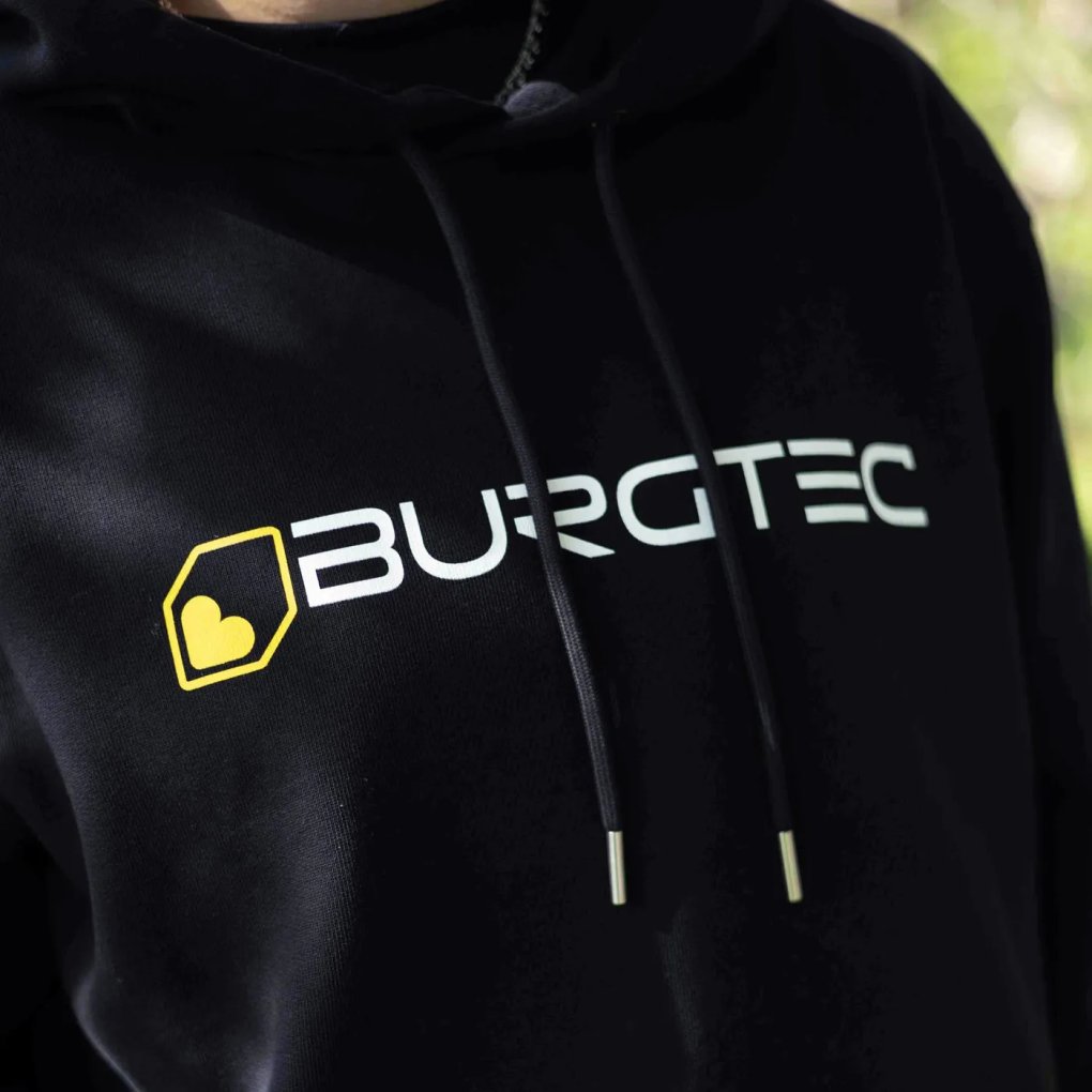 Burgtec Black Logo Hoodie
