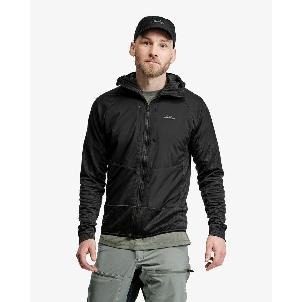 Lundhags Padje Windbreaker Hoodie Men - Black 10000