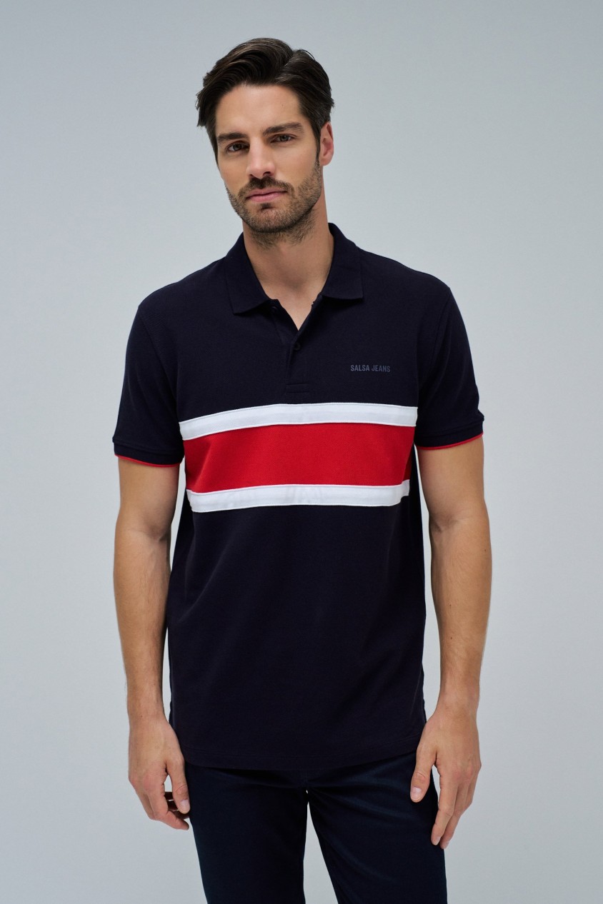 TRICOLOUR POLO