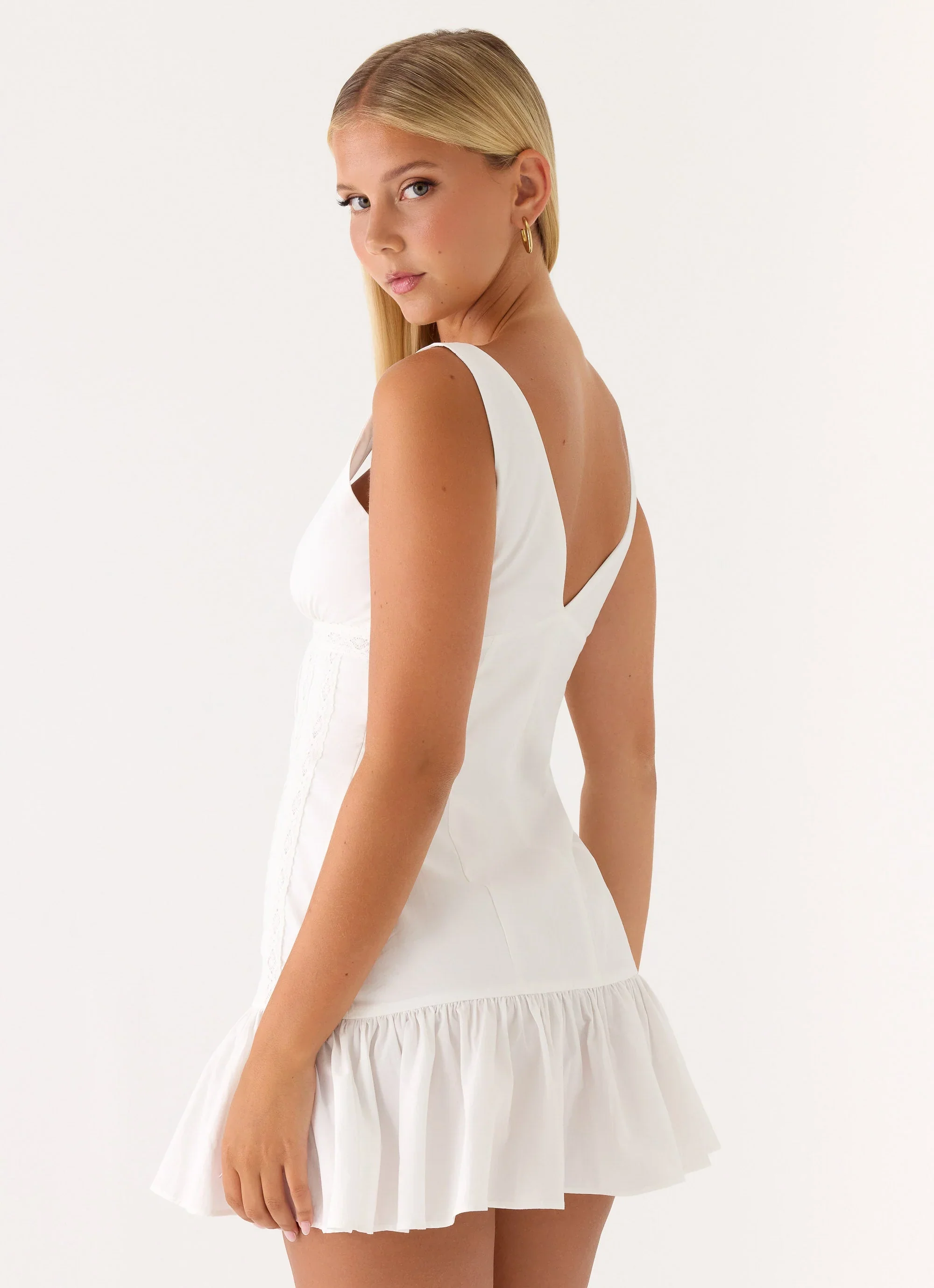 Gretel Mini Dress - White
