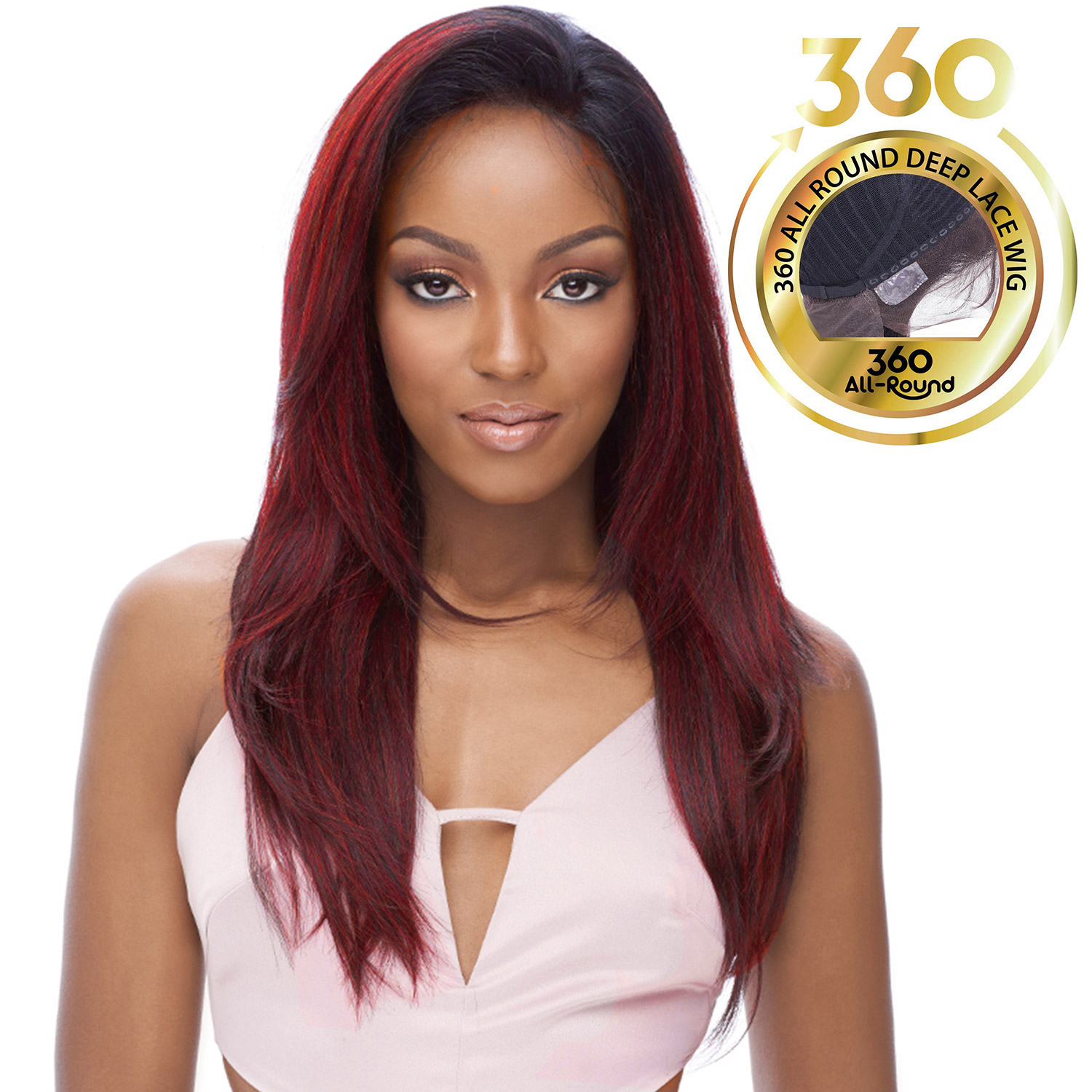 It's A Wig Human Hair Blend 360 All Round Deep Lace Wig 360 Lace Endless