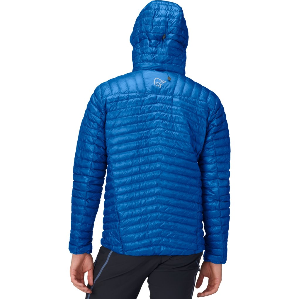 Norrona trollveggen superlight down800 Hood Jacket Men - Skydiver