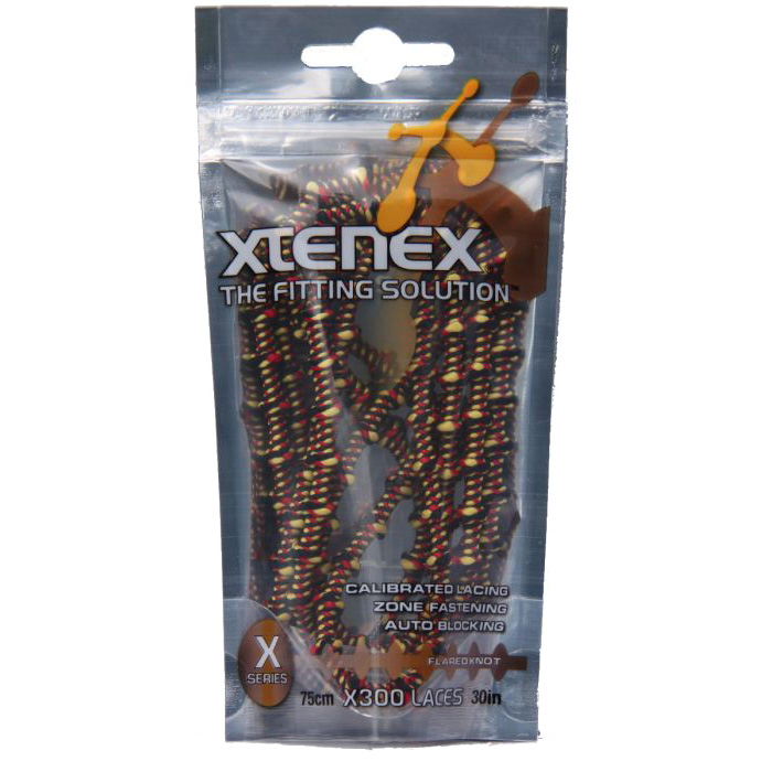 Xtenex Sport Laces - 75cm - black/red/gold