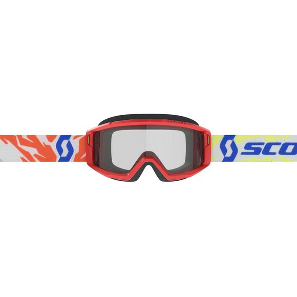 Masque cross Scott PRIMAL - CLEAR - YOUTH - Noir / RougeRef : SCO1283