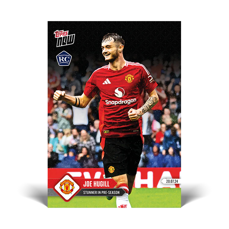 Joe Hugill - Stunner in pre-season - 24/25 Manchester United TOPPS NOW® Card 1