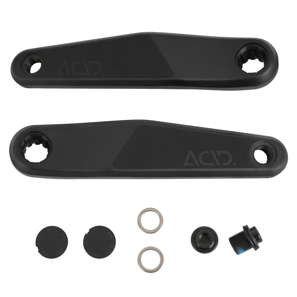 ACID HYBRID E-MTB Crankarms for Bosch Gen 4 - ISIS - black
