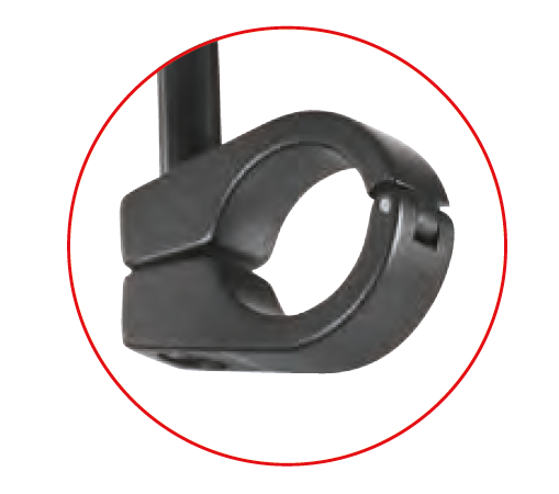 Ergotec M-77L Rearview Mirror - Left Side Mounting