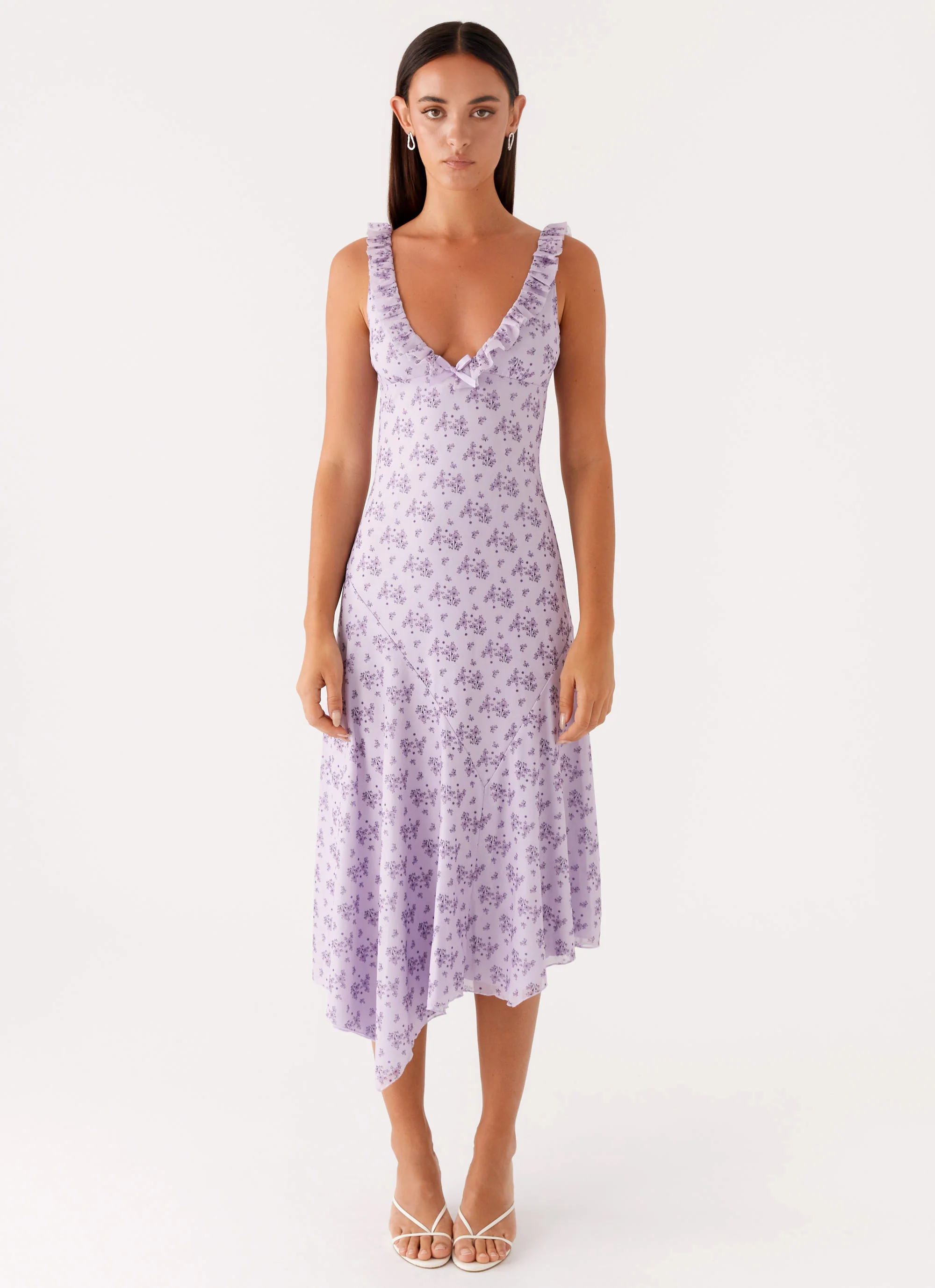 Asteri Midi Dress - Lavender Meadow