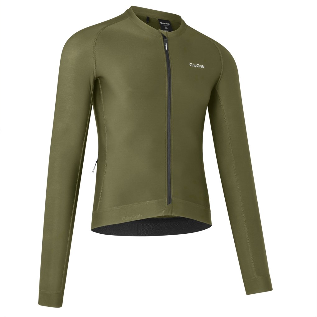 GripGrab PACR Long Sleeve Jersey Men - Olive Green
