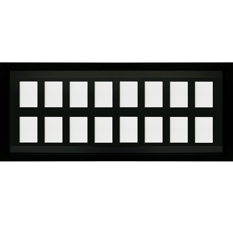 Trading Card Collector Frame 16 Position Black (30.5x76.2cm)