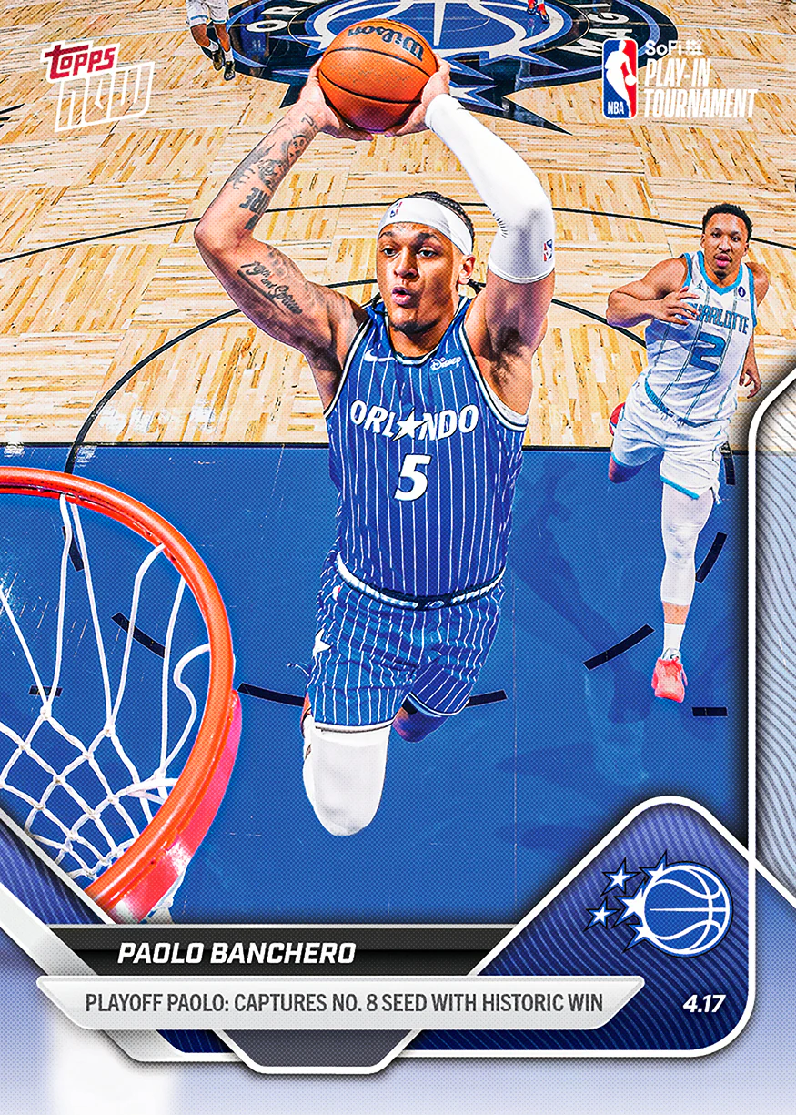Paolo Banchero - 2025-26 NBA Topps NOW® - Card 261