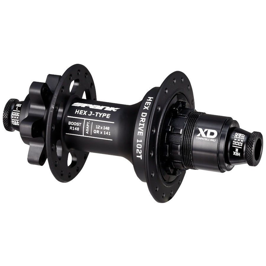 Spank HEX Rear Hub - 12x148mm Boost - 32 Hole - black
