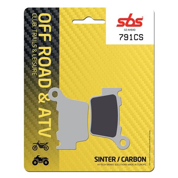 SBS 791CS Organic Rear Brake PadsRef: 791CS / 791110