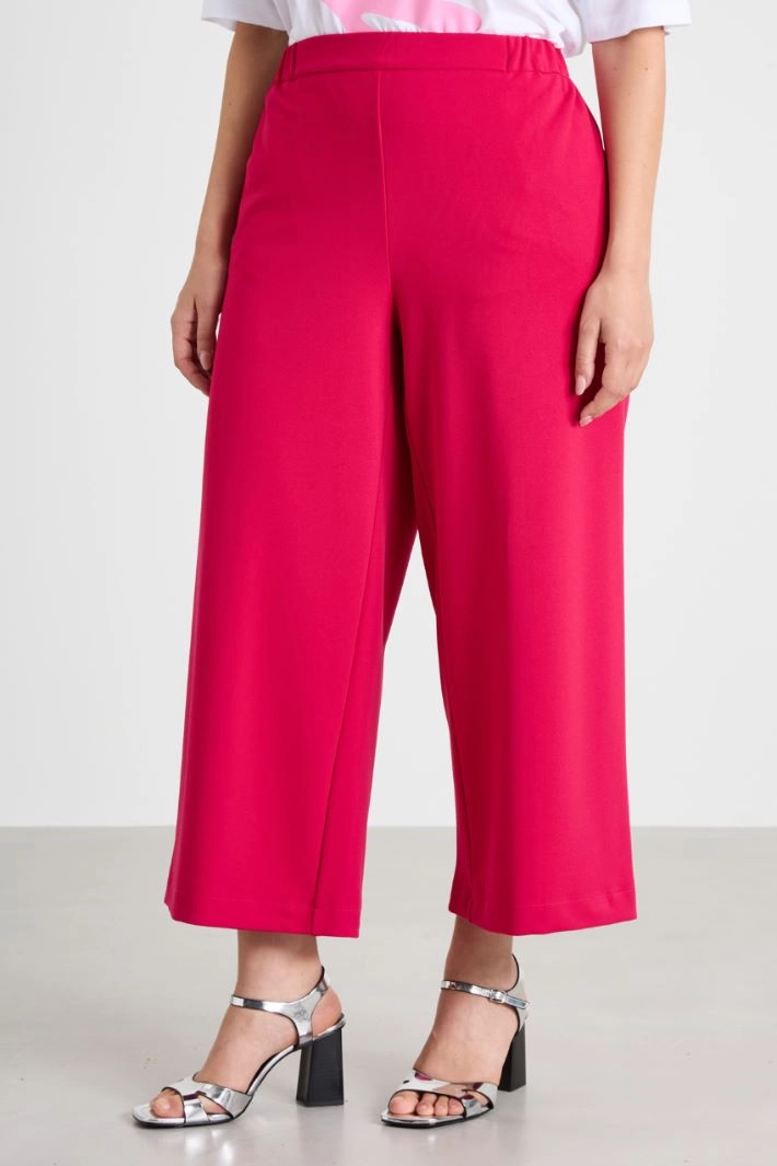Jersey trousers - FUCHSIA