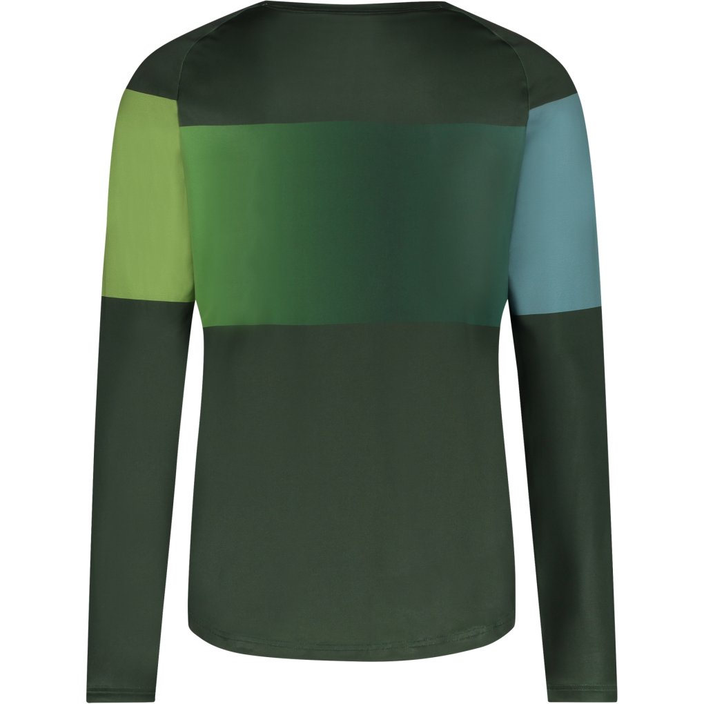 Shimano Myoko Warm MTB Longsleeve Jersey Men - Printed - moss green