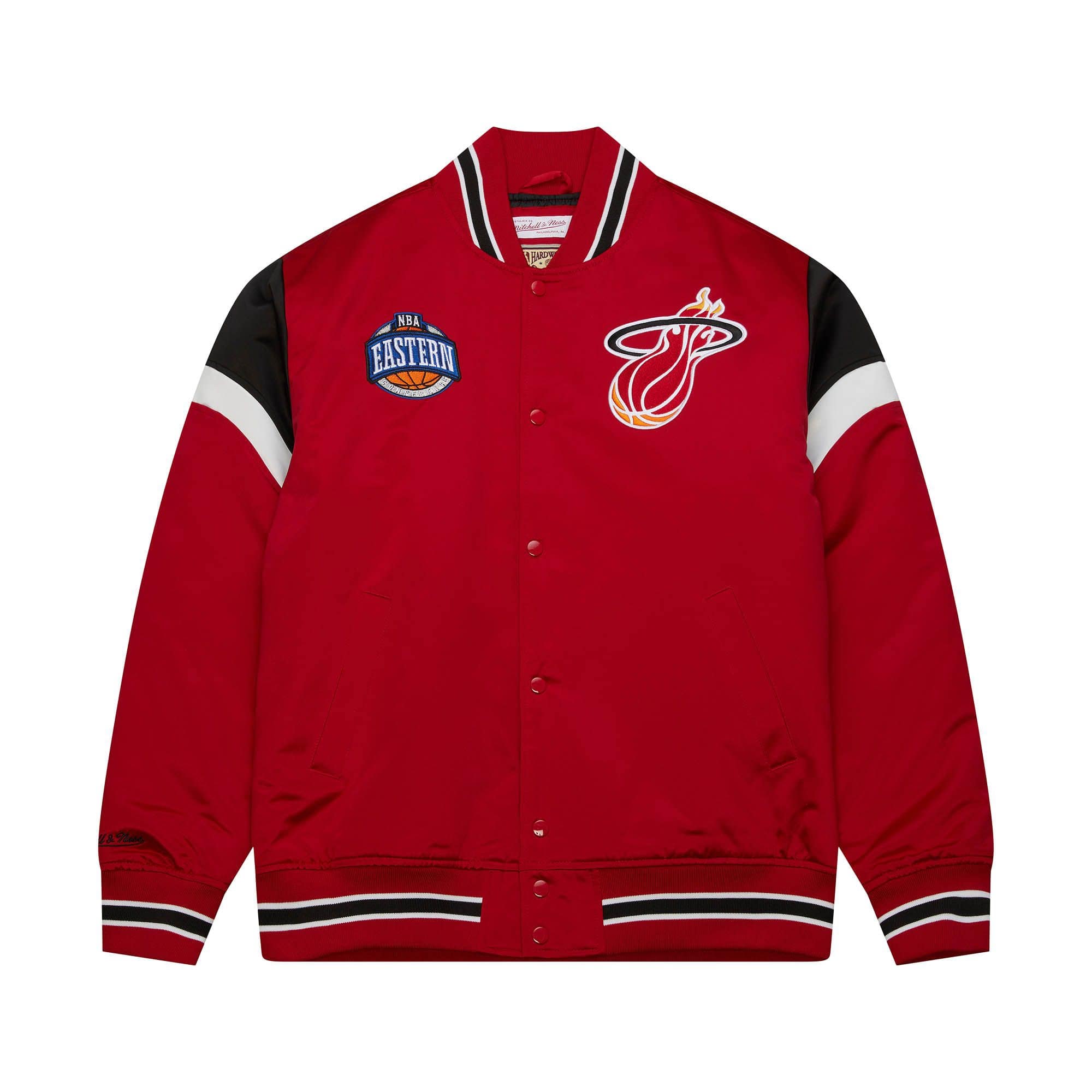 Miami Heat Mitchell & Ness Heavyweight Satin NBA Jacket