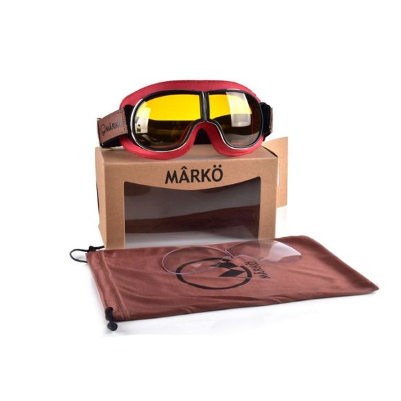 Motorcycle Goggles MARKO B3 REPLICA - RedRef: MKO0005
