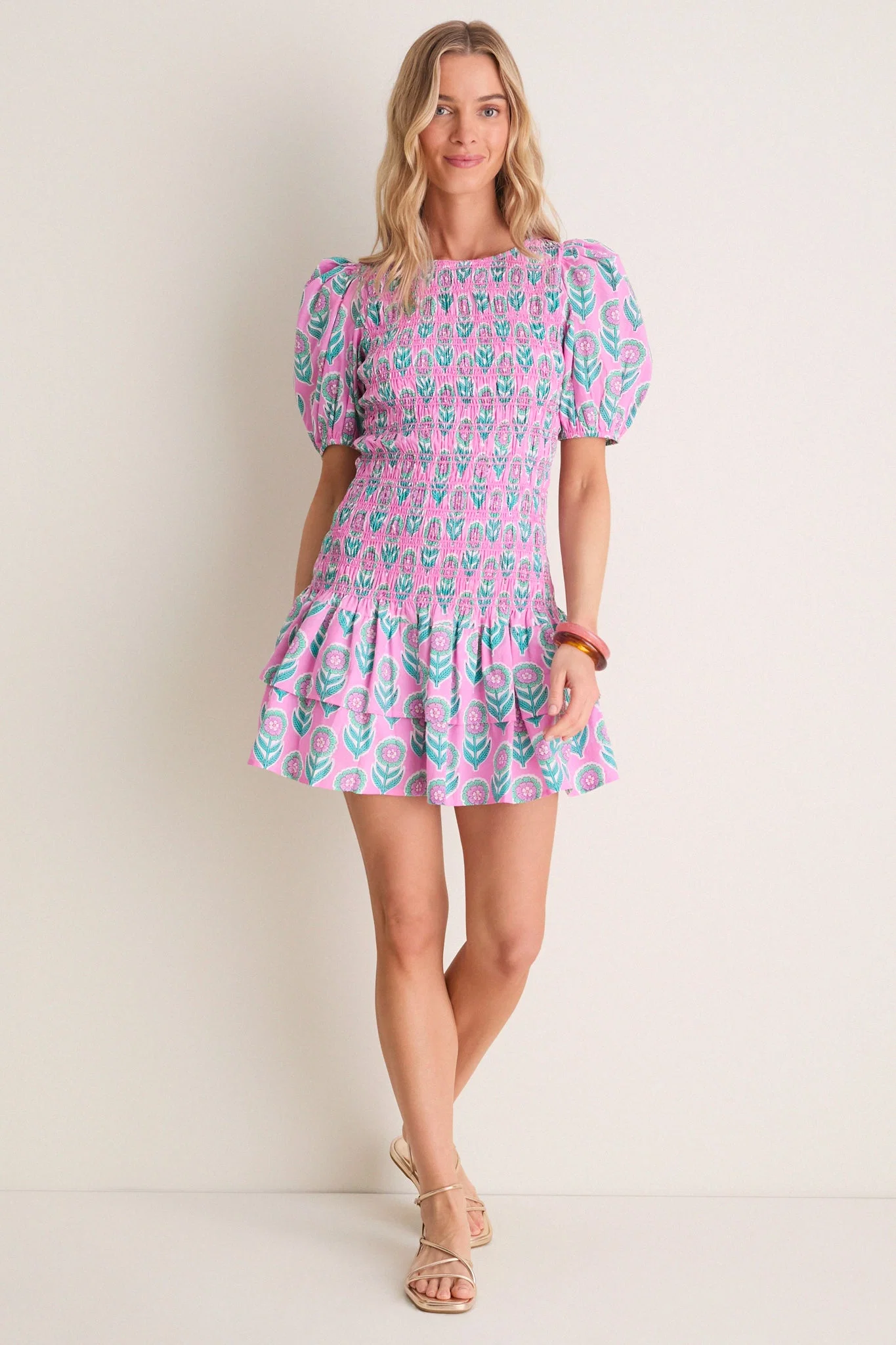 Lilac Buta Nova Mini Dress