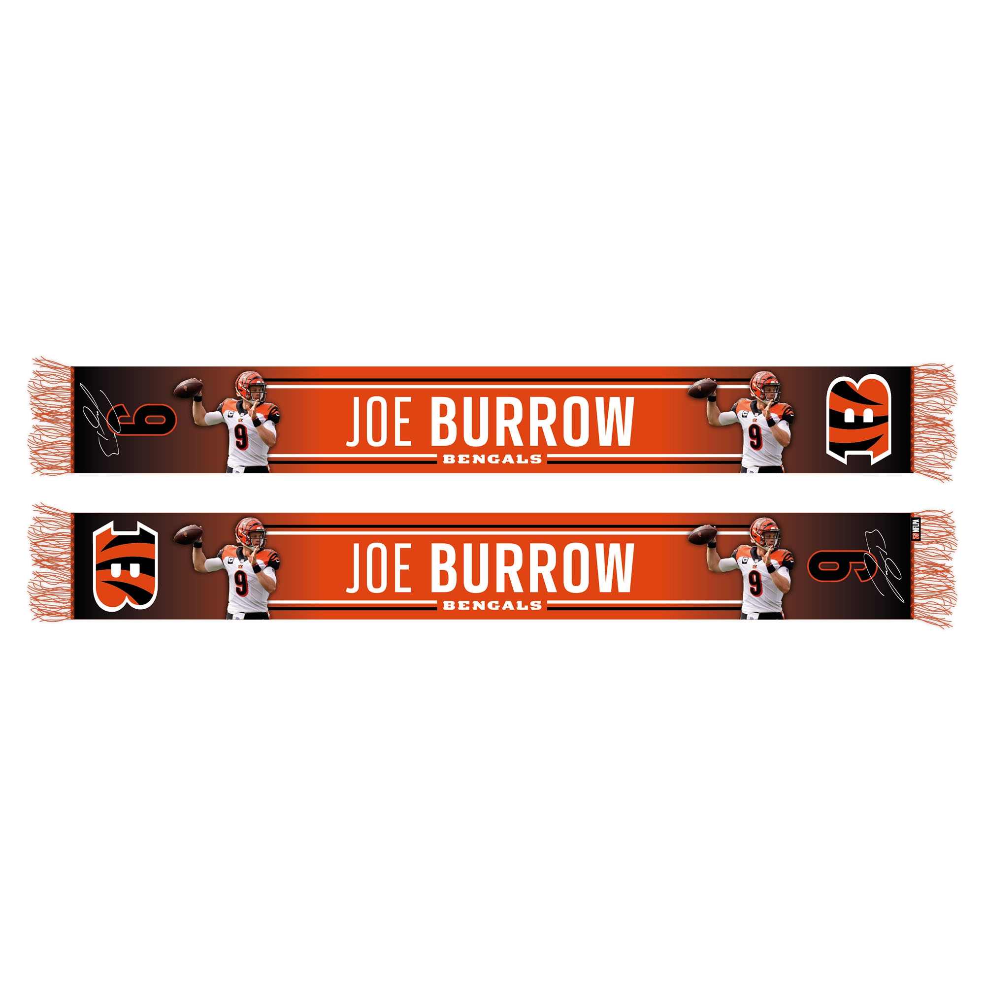 Joe Burrow Cincinnati Bengals HD NFL Scarf