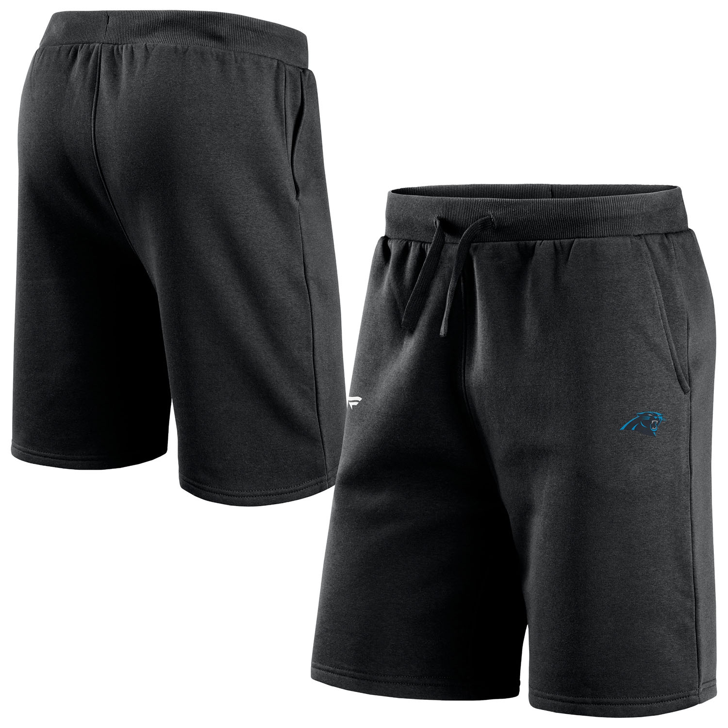 Carolina Panthers Primary Logo NFL Sweat Shorts Black