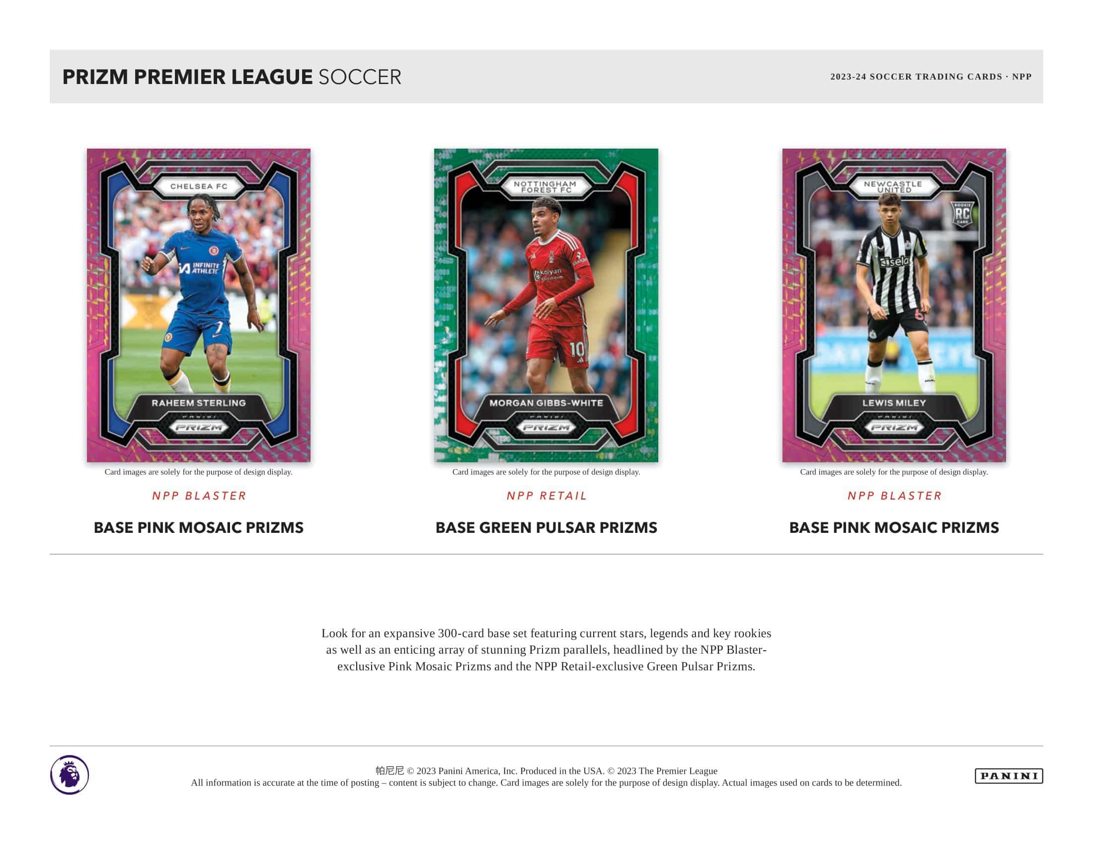 2023/24 Panini Prizm Premier League Soccer EPL Blaster Box