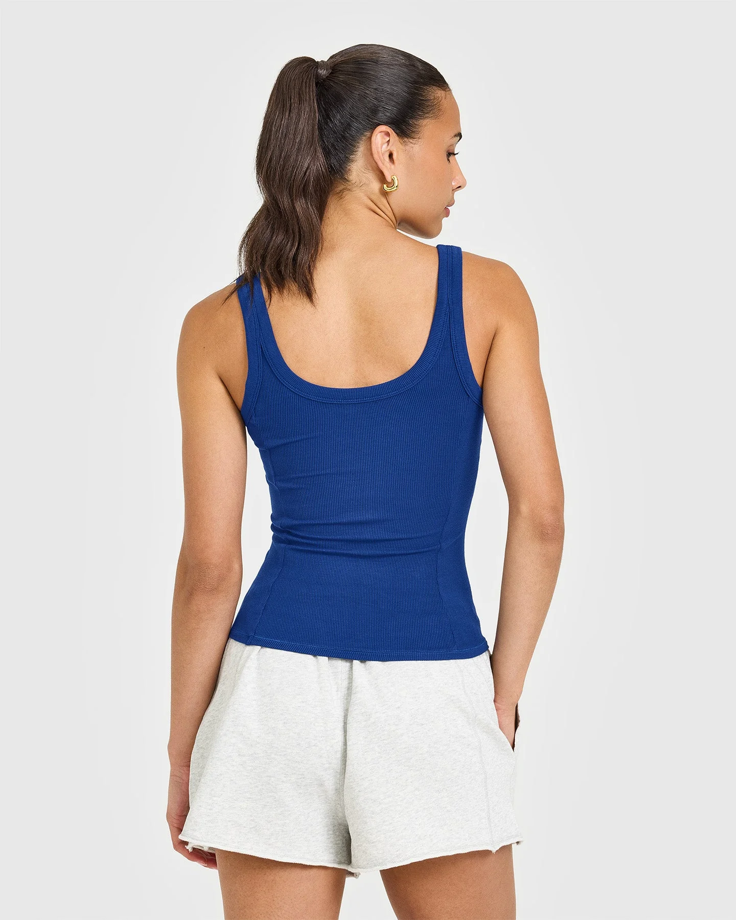 Mellow™ Rib Scoop Neck Vest | Vintage Navy