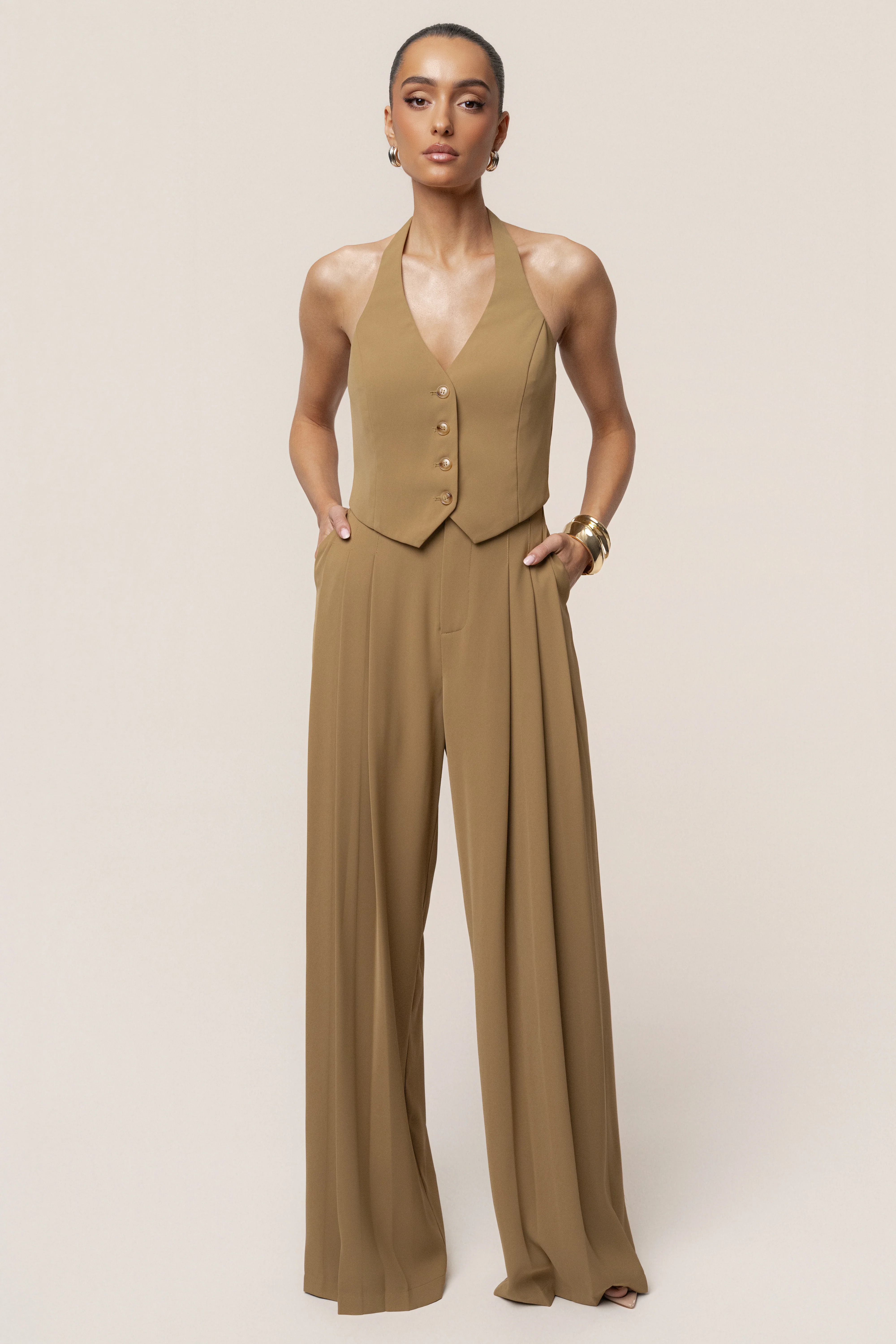 Olive Signature Elegance Vest