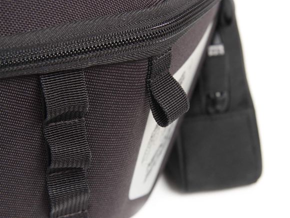 Sacoche de selle Hepco & Becker Royster - seatpad Basic inclus - noir avec fermeture éclair grise UniverselRef : HBE05706A / 640819 00 01
