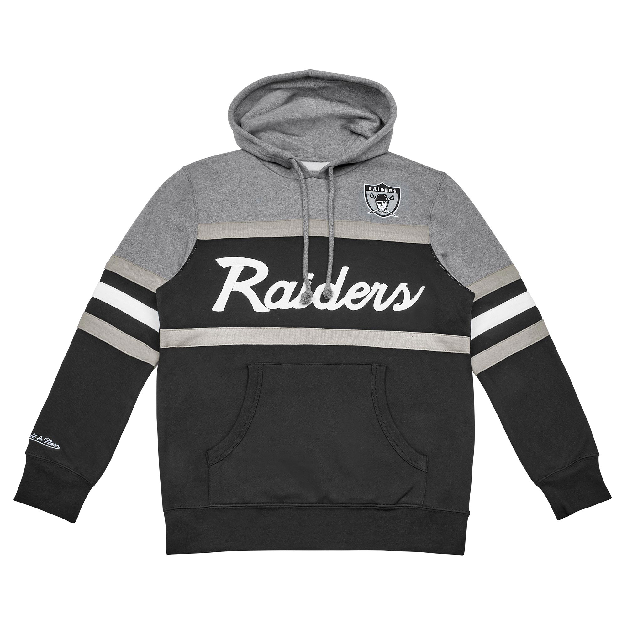 Las Vegas Raiders Head Coach Mitchell & Ness NFL Throwback Football Hoodie