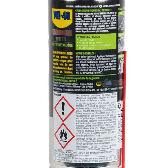 Chain cleaner WD 40 400ML UniversalRef: WD0009 / 050040