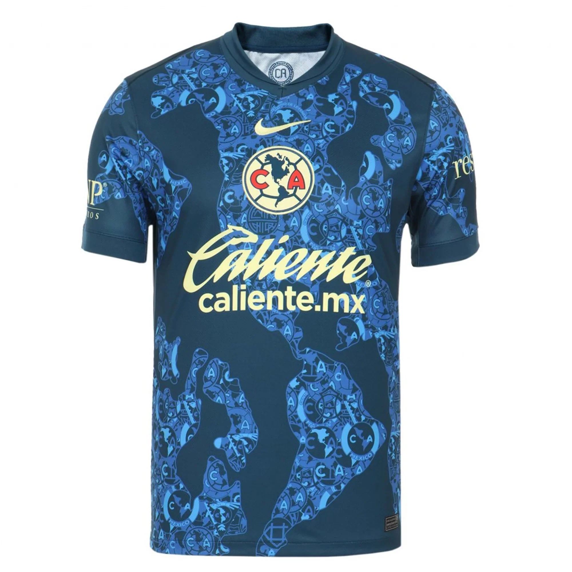 Club America Away Jersey 24/25 (Valerian Blue/Lemon Chiffon)