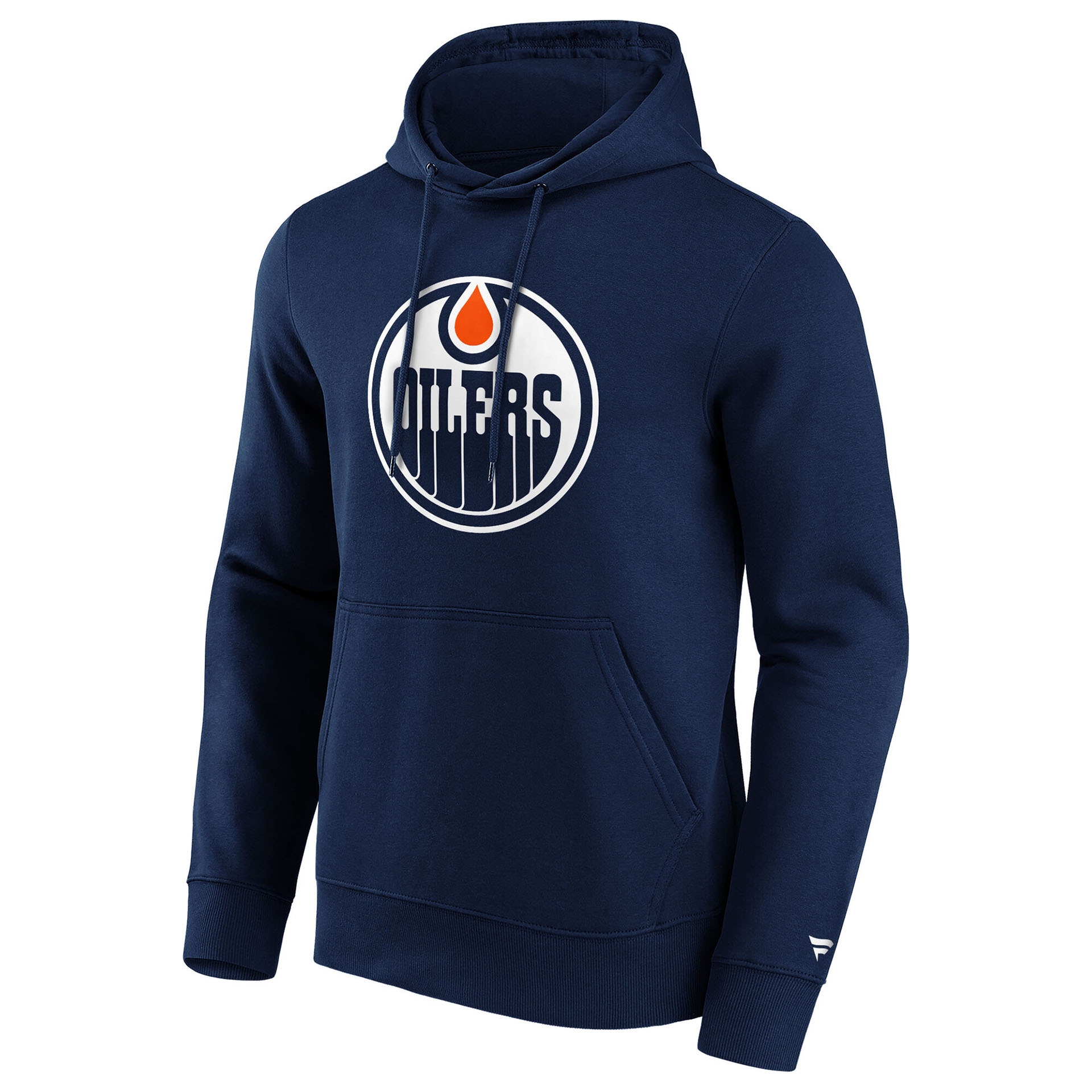 Edmonton Oilers Primary Logo NHL Hoodie Navy