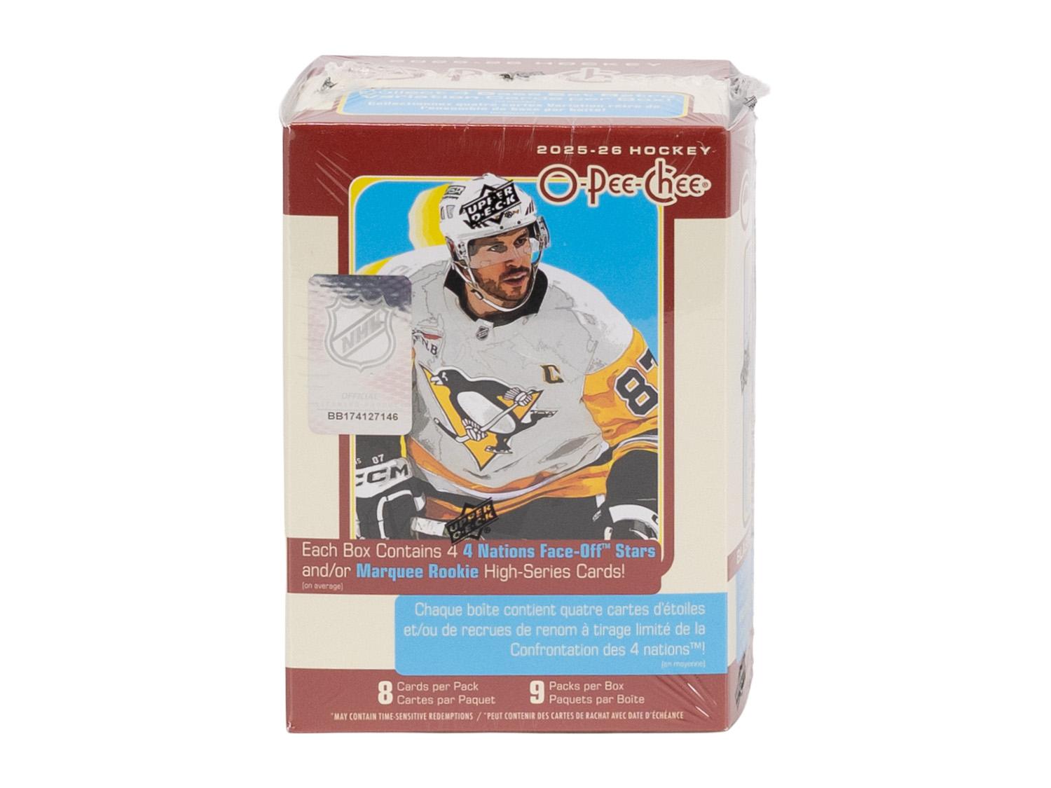 2025/26 Upper Deck O-Pee-Chee Hockey 9-Pack Blaster